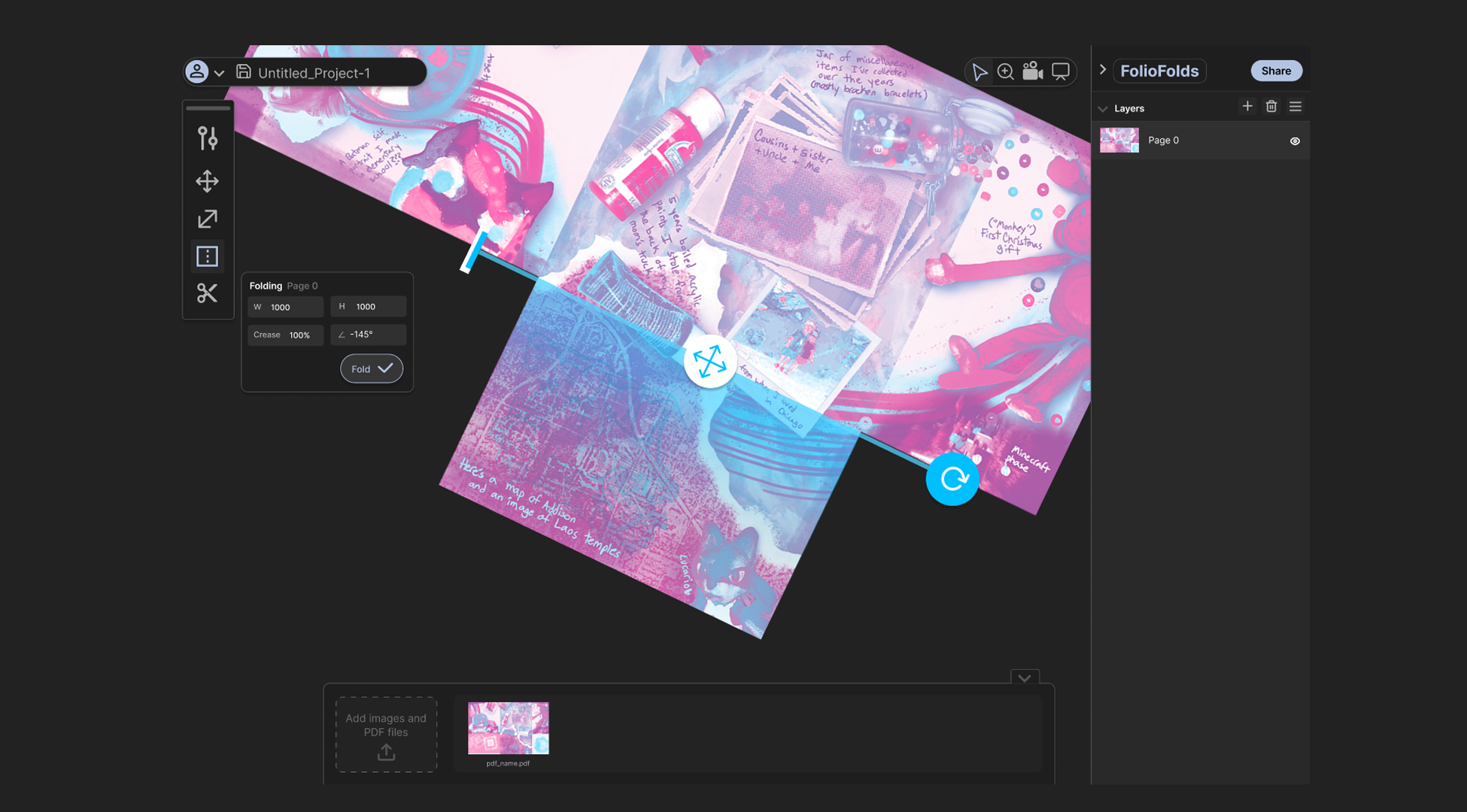 Dynamically Fold your Pages Digitally